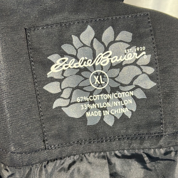 Eddie Bauer Black Coat Women's XL - Picture 6 of 6